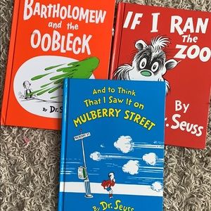 3 x Classic Large Size Dr Seuss Books